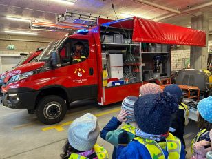 Besuch bei der Feuerwehr