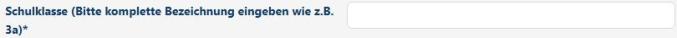 Information Schulklasse