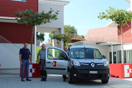 Elektrofahrzeug des Technischen Dienstes