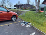 Müllsäcke auf der Strasse